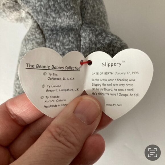 TY Beanie Baby 1998 Slippery The Seal Retired - Picture 4 of 4